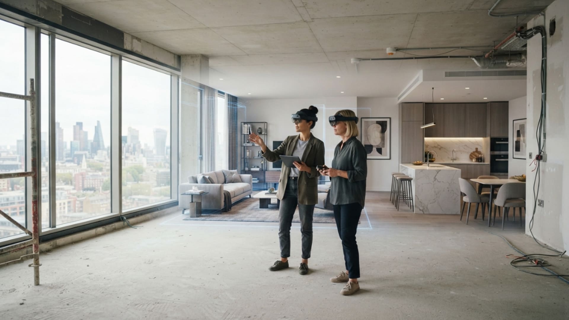 Reviewing Spaces Before Construction Is Complete